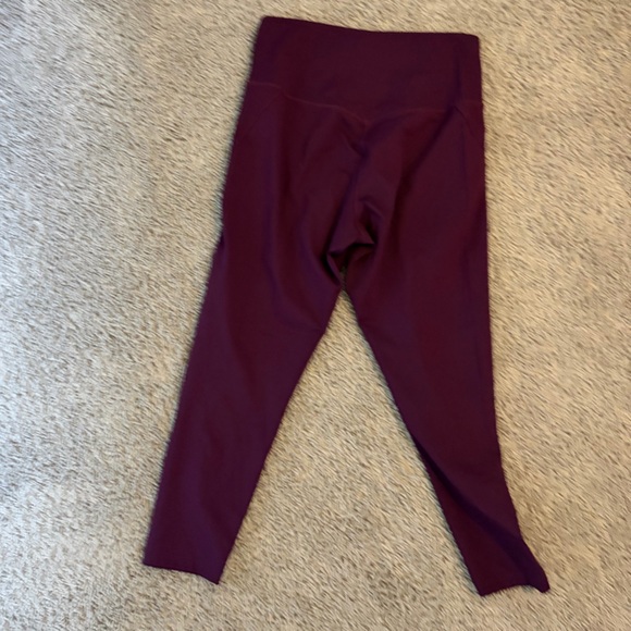 Girlfriend Collective Deep Purple Leggings - Picture 2 of 3
